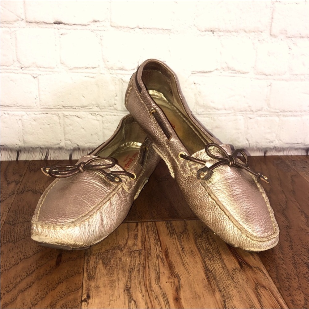 Marc Joseph New York Cypress Hill Gold Leather Size 9.5
